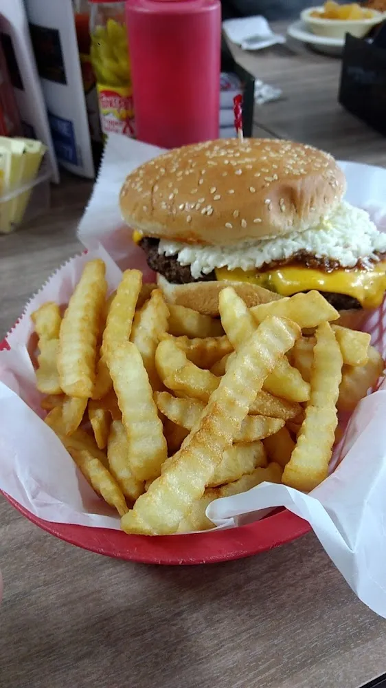 Burger and Fries